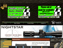 Tablet Screenshot of finishlinepawn.com